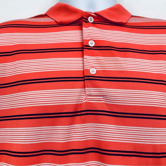 ❤️‍🔥 (5/20) Jack Nicklaus Men’s Striped Polo Shirt Size Large - Picture 3 of 5